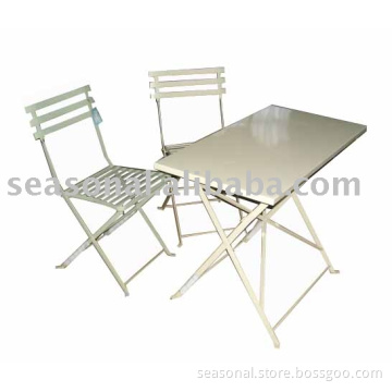 Folding desk and chair
